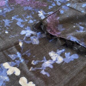 Elegant Purple and Blue Swim Sarong